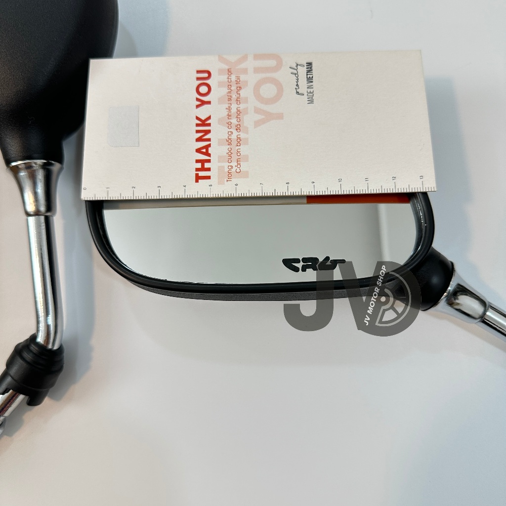 Gương chiếu hậu Spark CRG – Chân Xi Inox 10li Ren Thuận – Gắn Nhiều Dòng Xe, bền chắc, không rung