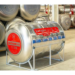 [GIAO MIỀN NAM] Bồn nước inox Đại Thành Vigo SUS 316 Ngang 500N 1000N 1500N 2000N - Chính hãng, Bảo hành 20 năm