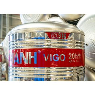 [GIAO MIỀN NAM] Bồn nước inox Đại Thành Vigo SUS 316 Đứng 500D 1000D 1500D 2000D - Chính hãng, Bảo hành 20 năm