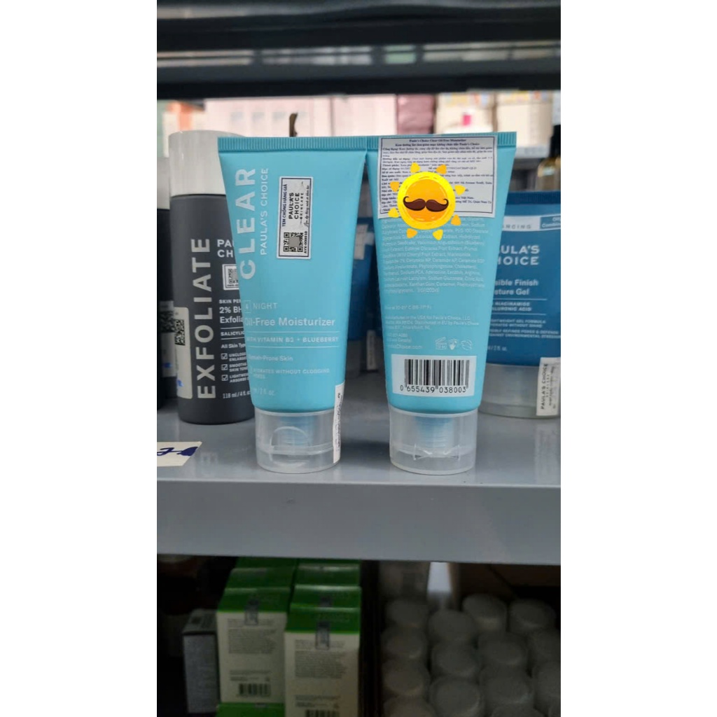 [HÀNG CTY] Kem dưỡng ẩm Paula's Choice Clear Oil - Free Moisturizer dịu nhẹ không chứa dầu dành cho da mụn 15ml 60ml