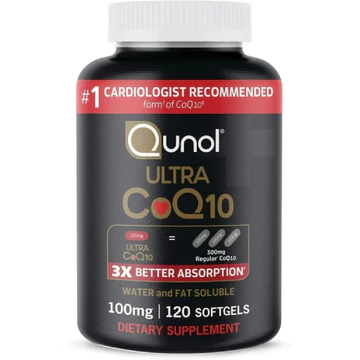 Viên Uống Hỗ Trợ Tim Mạch - Chống Đột Quỵ - Qunol Ultra CoQ10 100mg-180 viên Của Mỹ.