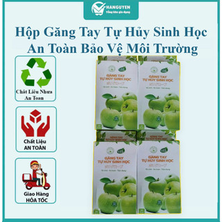 Hộp găng tay tự hủy sinh học an toàn bảo vệ môi trường #A261