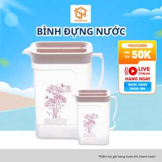 Bình Đựng Nước Nhựa Cao Cấp, Ca Nhựa Cam Homeware