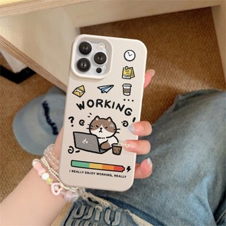 Ốp Lưng iPhone TPU Hoạ Tiết Da Mềm Working Chống Sốc, Chống Bẩn Cao Cấp - iP X/XS/11/12/13/14/15/16/17/Plus/Pro/Max/Air