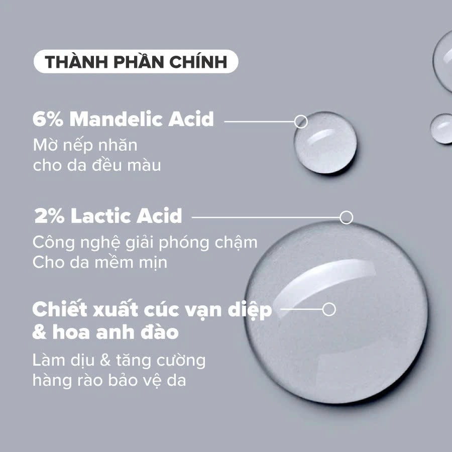 [HÀNG CTY] Dung dịch Paula's Choice Skin Perfecting 6% Mandelic Acid+2% Lactic Acid Liquid Exfoliant 30ml/88ml