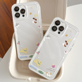 Ốp Lưng iPhone Tắm Nica Life Viền Thẳng Trong Suốt, Bảo Vệ Camera -iP 7/8/X/XS/11/12/13/14/15/16/17/Plus/Pro/Max/Air