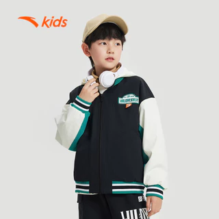ANTA KIDS Áo Khoác Thể Thao Bé trai Áo khoác Bóng chày Youth Fun Big Kids 7-14 Years Woven Track Top 3524C8604