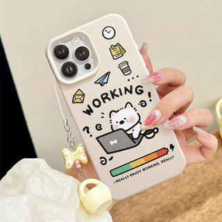 Ốp Lưng iPhone TPU Hoạ Tiết Da Mềm Working Chống Sốc, Chống Bẩn Cao Cấp - iP X/XS/11/12/13/14/15/16/17/Plus/Pro/Max/Air