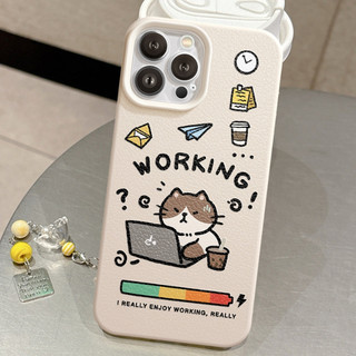 Ốp Lưng iPhone TPU Hoạ Tiết Da Mềm Working Chống Sốc, Chống Bẩn Cao Cấp - iP X/XS/11/12/13/14/15/16/17/Plus/Pro/Max/Air