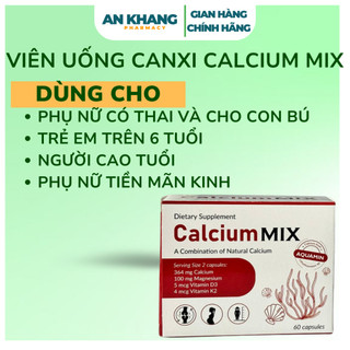 Viên Uống Calcium MIX Hữu Cơ – Bổ Sung Canxi, Magie, D3K2 Nhập Khẩu Ba Lan Cho Mẹ Bầu, Ngừa Loãng Xương