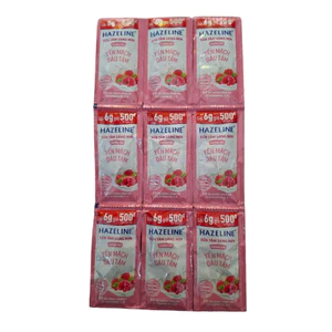 1 Dây Sữa Tắm Hazeline Dưỡng Ẩm Sáng Da gói 6g