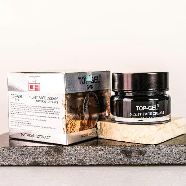 Kem Đêm Chiết Xuất Tự Nhiên TOP-GEL SVN – Ngủ Ngon, Da Vẫn Được Dưỡng