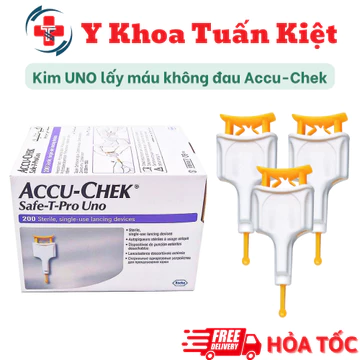 ✅ Kim lấy máu UNO lấy máu không đau thương hiệu Accu-Chek