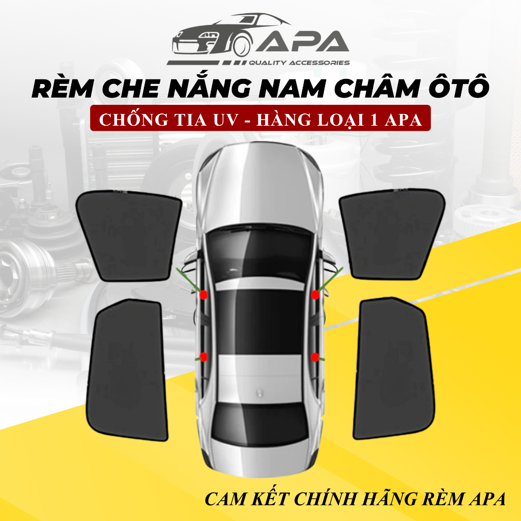 Rèm Che Nắng Ô Tô Loại 1 APA Bộ 4 Tấm Chắn Nắng Ô Tô Thiết Kế Theo Xe ...