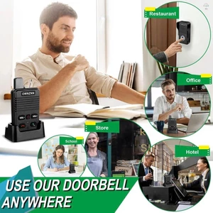 Chuông cửa không dây Intercom liên lạc thông minh có thể sạc lại cho gia đình