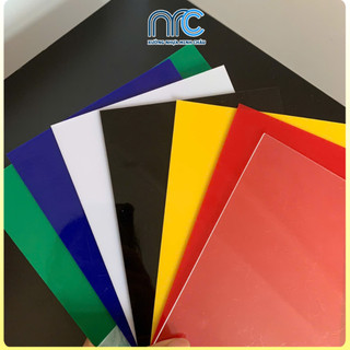 Combo 2 Tấm mica trong suốt làm đồ Decor, Tấm mica đủ kích thước A3, A4, A5, Tấm mica nhiều màu
