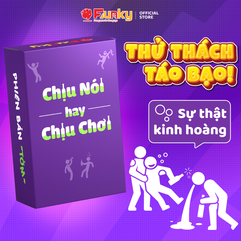 Bộ Bài Chịu Nói hay Chịu Chơi, Drinking Game Truth or Dare, Thật hay Thách phiên bản “Tởm” vui quên đường về của Funky