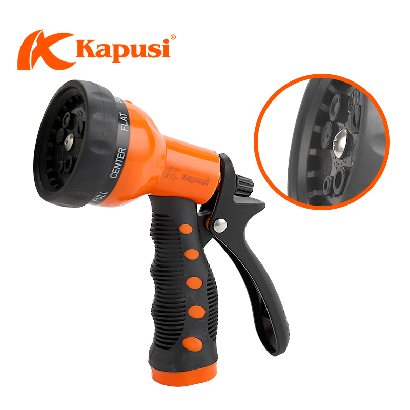Vòi phun nước tưới cây kapusi, vòi tưới cây đa năng 8 chế độ, vòi xịt tưới cây, rửa xe, rửa sân vườn
