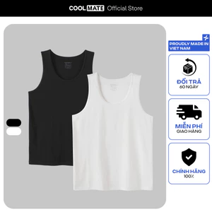 Combo 2 Áo Ba Lỗ Nam Mặc Trong Thoáng Khí, Excool Coolmate
