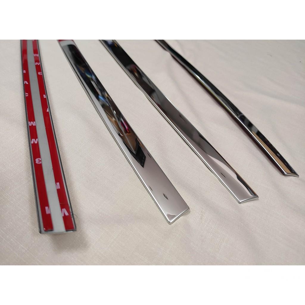 Nẹp chân kính inox xe Huyndai Avante - Giá 1 bộ 4 cửa
