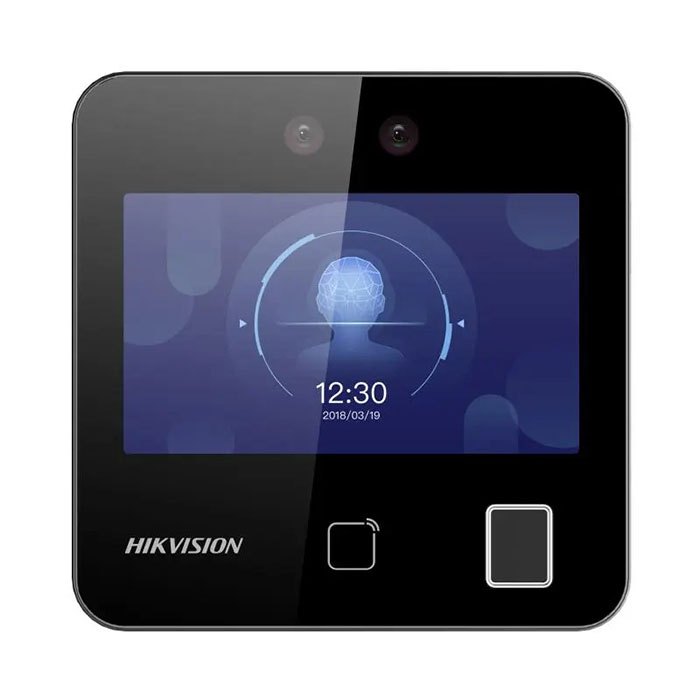 Máy chấm công khuôn mặt + vân tay + Thẻ Mifare  HIKVISION DS-K1T343MFWX