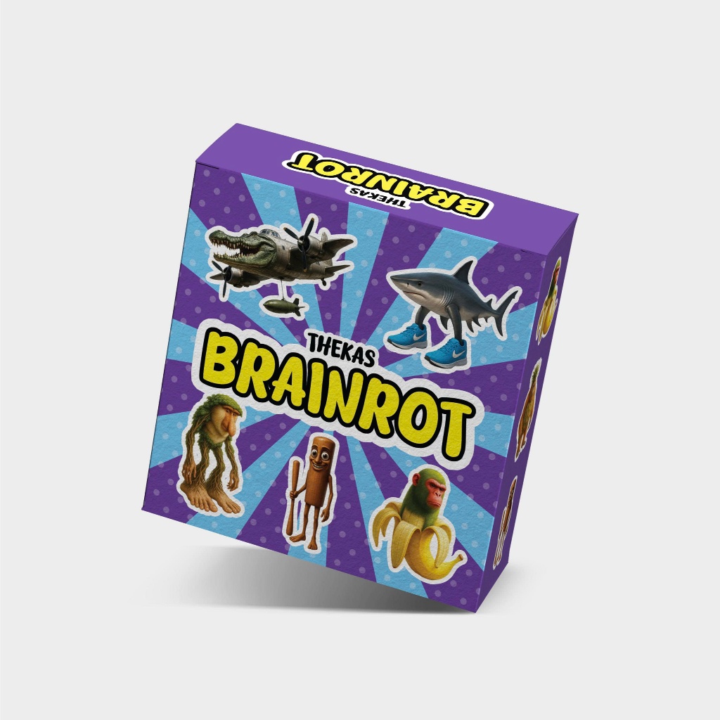 Bộ Trò Chơi Brainrot Giấy Cứng Giải Trí Hấp Dẫn Phù Hợp Mọi Đối Tượng Chơi Nhóm