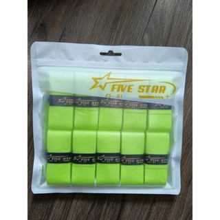 quấn cán FIVE STAR FS-01 Quấn vợt cầu lông tennis pickleball êm mềm thấm hút co dãn đàn hồi bám dính