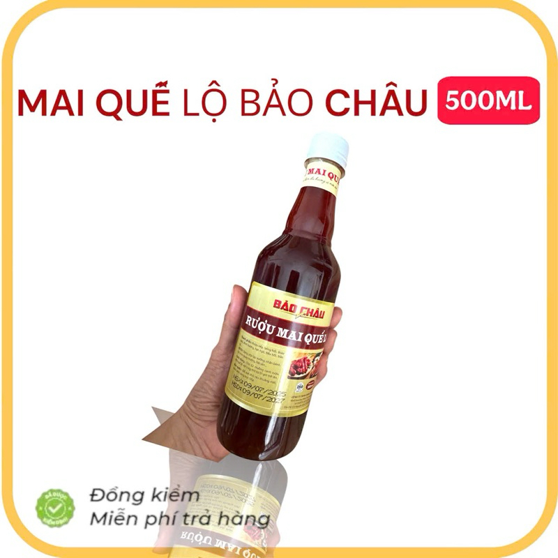 1 thùng Mai Quế Lộ Bảo Châu chai 500ml chuẩn hàng loại 1 dùng ướp thịt, làm bánh gia vị chính trong các món Hoa