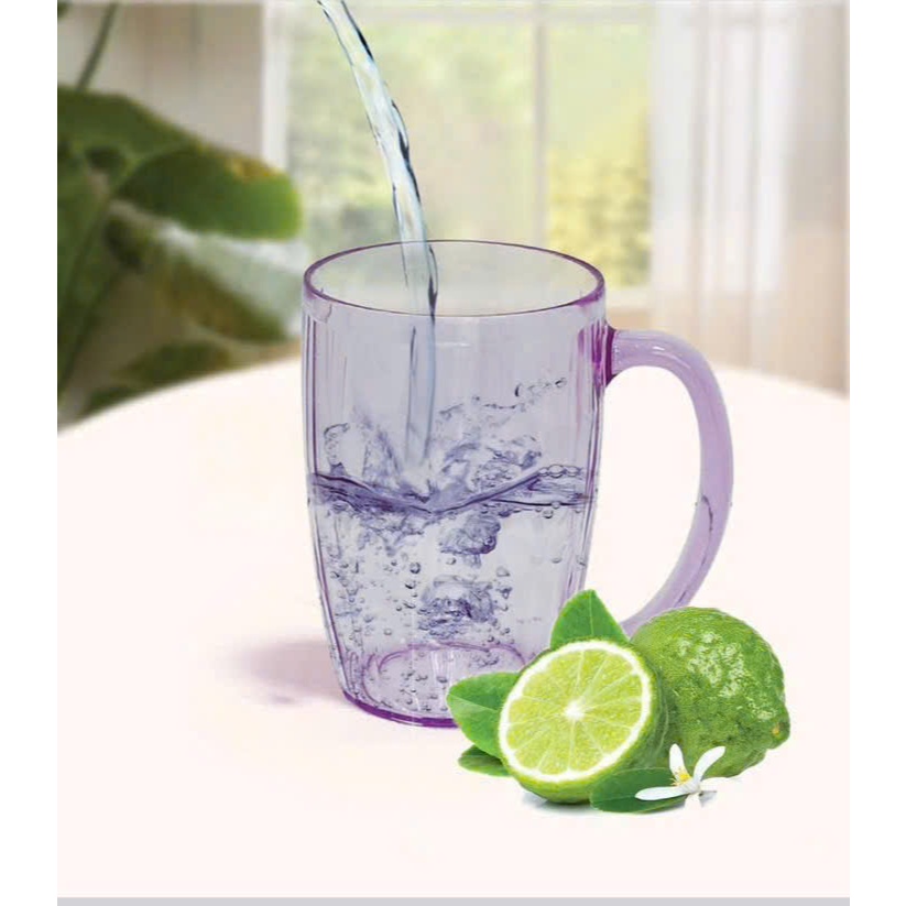 Product image Ly nhựa quai đại 600ml Nhựa trong suốt an toàn và siêu dẹp cho mọi gia đình 4
