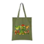 Túi Tote vải Canvas xanh matcha in hình Việt Nam - túi vải xanh lá CÓ KHÓA KÉO thời trang đựng đồ du lịch đi học tuie05