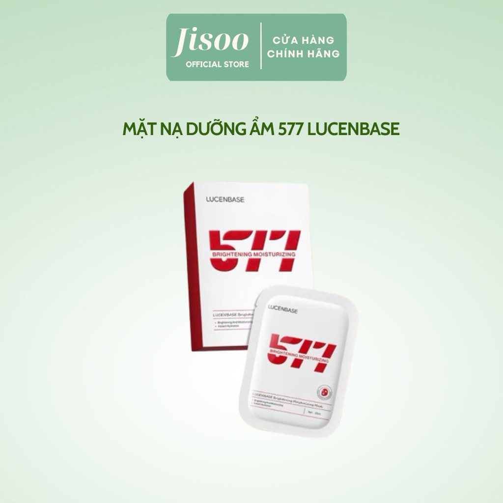 Mặt nạ dưỡng ẩm sáng da LUCENBASE 577 nuôi dưỡng và căng bóng cho da ...