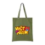Túi Tote vải Canvas màu xanh sao vàng - cờ VIỆT NAM túi vải xanh lá CÓ KHÓA KÉO thời trang DU LỊCH đựng đồ tuie02