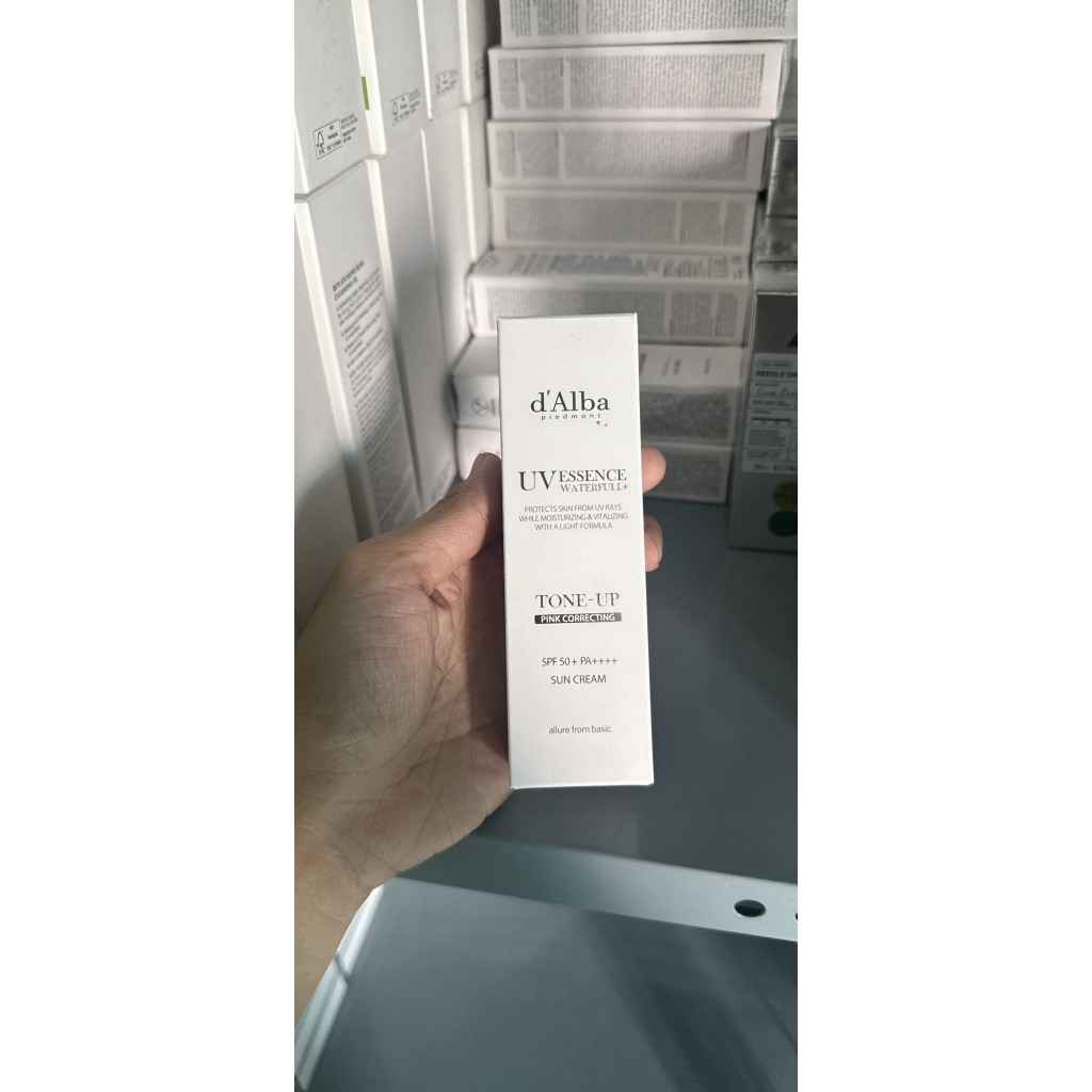 Kem chống nắng d Alba Waterfull Tone-Up Purple/Pink/Green/Vita C Correcting Sun Cream SPF50+ PA++++ 35ml/50ml Torriden