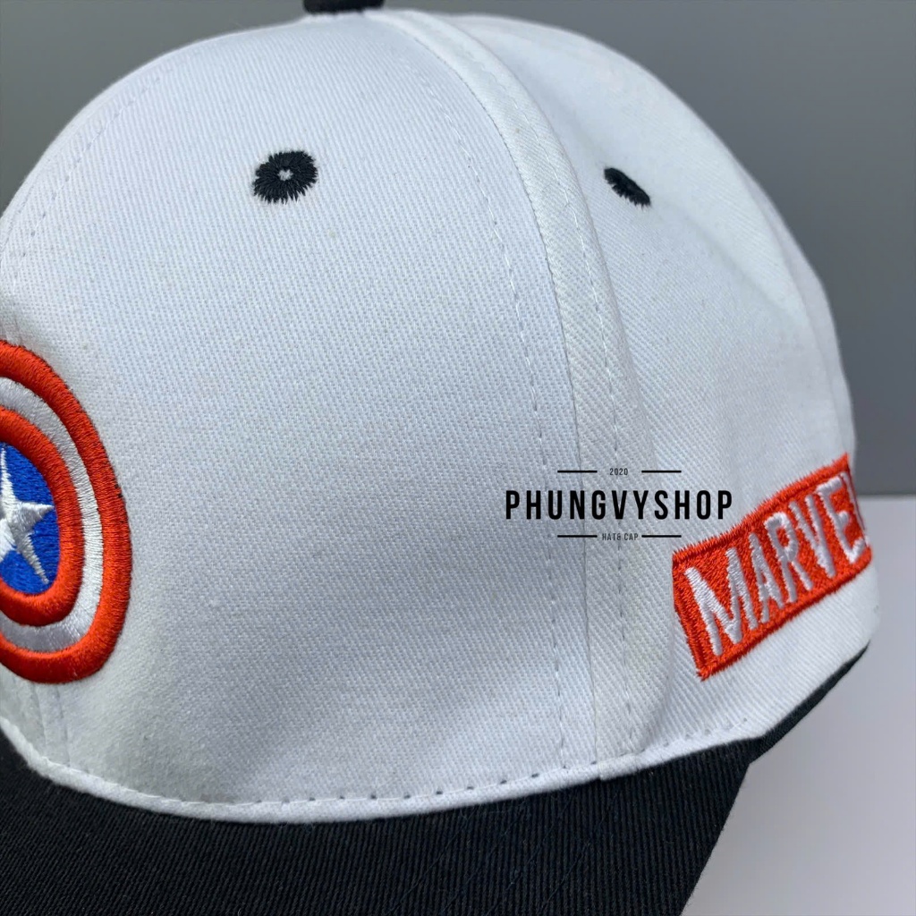 Bé 3-7 TUỔI/ Mũ lưỡi trai hiphop snapback trẻ em trai gái phungvyshop- Nón / Kết trung Siêu nhân NGOISAOMARVEL /