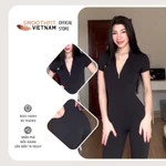 Bộ Jumpsuit Gym Nữ Dài - Chất Liệu Spandex Cao Cấp SmoothFitVN J 8305 Co Dãn 4 Chiều - Gym, Yoga, Pilates, Pickleball — ảnh 5