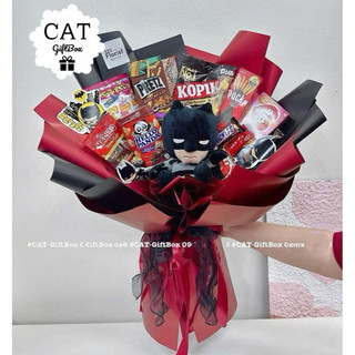Bó Hoa Bánh Kẹo Siêu Anh Hùng – Batman / Captain America/ Spiderman , quà tặng bánh kẹo, bó hoa bánh kẹo tặng bé trai