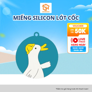 Miếng Silicon Lót Cốc/Lót Nồi - Chén, Tách, Ly Chịu Nhiệt, Tấm Lót Đồ Nóng Bảo Vệ Mặt Bàn Cam Homeware
