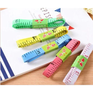 Thước Dây Mềm 1.5M, Thước Đo Vòng Eo, Chiều Cao, May Đồ Tiện Lợi Nhiều Màu, Có Đầu Sắt