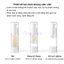Chai nhựa chân không/ PHUN SƯƠNG chân không 5ml 10ml 15ml 20ml 30ml 50ml 100ml - Lọ chiết Kem Chống Nắng