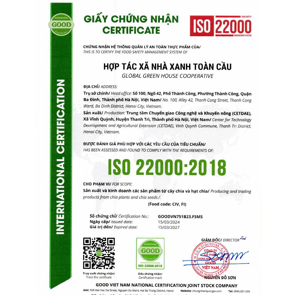 Hạt Chia ChicoChia -  Nguồn Dinh Dưỡng Cho Sức Khoẻ Vàng