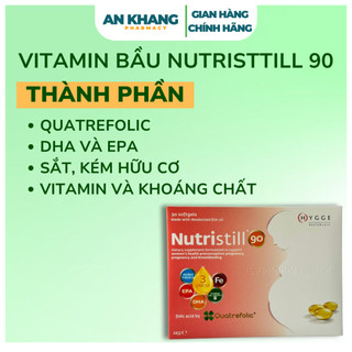 Vitamin Bầu Nutristill 90 - Bổ Sung DHA, EPA & Vitamin Cho Phụ Nữ Mang Thai & Cho Con Bú