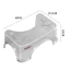 Ghế Kê Chân Toilet Gadi – Hỗ Trợ Tư Thế Đi Vệ Sinh Khoa Học, Chống Táo Bón Hiệu Quả, Nhựa ABS siêu bền