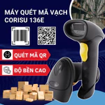 Máy quét mã vạch không dây Corisu 136E cầm tay quét mã 1D, 2D, QR siêu nhạy độ bền cao dễ dàng sử dụng — ảnh 1