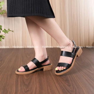 GIÀY SANDAL NỮ 2 QUAI NGANG 3p KHÓA CÀI TRẺ TRUNG ÊM ÁI NĂNG ĐỘNG D4738