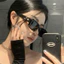 🕶️ Kính Mát Nữ Bản To Vuông Đen – Phong Cách Hàn Quốc, Che Nắng, Tôn Mặt Nhỏ