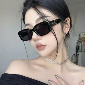 🕶️ Kính Mát Nữ Bản To Vuông Đen – Phong Cách Hàn Quốc, Che Nắng, Tôn Mặt Nhỏ