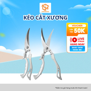 Kéo Cắt Xương Gà, Vịt Đa Năng Siêu Sắc Bén Cam Homeware