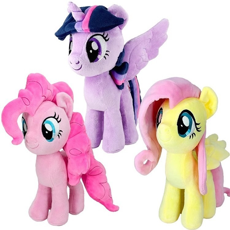 Gâu bông ngựa cầu vồng little pony hoạt hình dễ thương, Gấu bông kỳ lân unicorn làm quà tặng cho bé