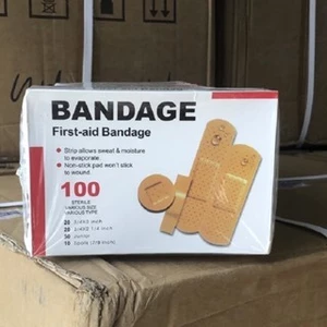 Hộp 100 băng gạc cá nhân, ơ gâu ,băng cá nhân dùng cho cả gia đình giadung51