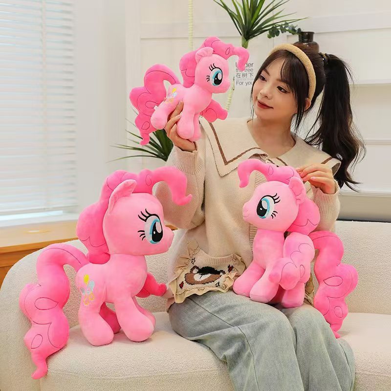 Gâu bông ngựa cầu vồng little pony hoạt hình dễ thương, Gấu bông kỳ lân unicorn làm quà tặng cho bé